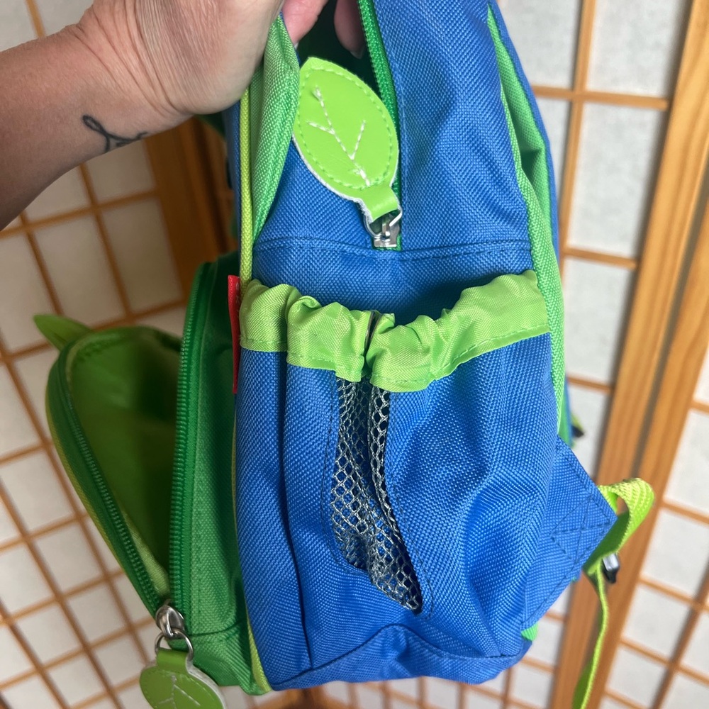 Skip Hop Zoo Dinosaur 3D Backpack Toddler Kids Unisex Blue Green Dino School Bag - Picture 5 of 9